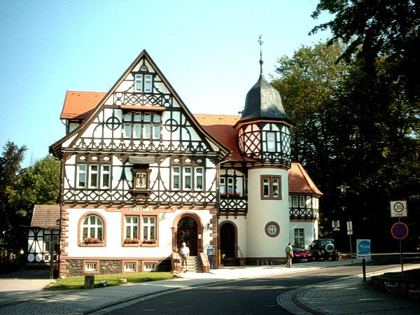 historisches Postamt in Bad Liebenstein